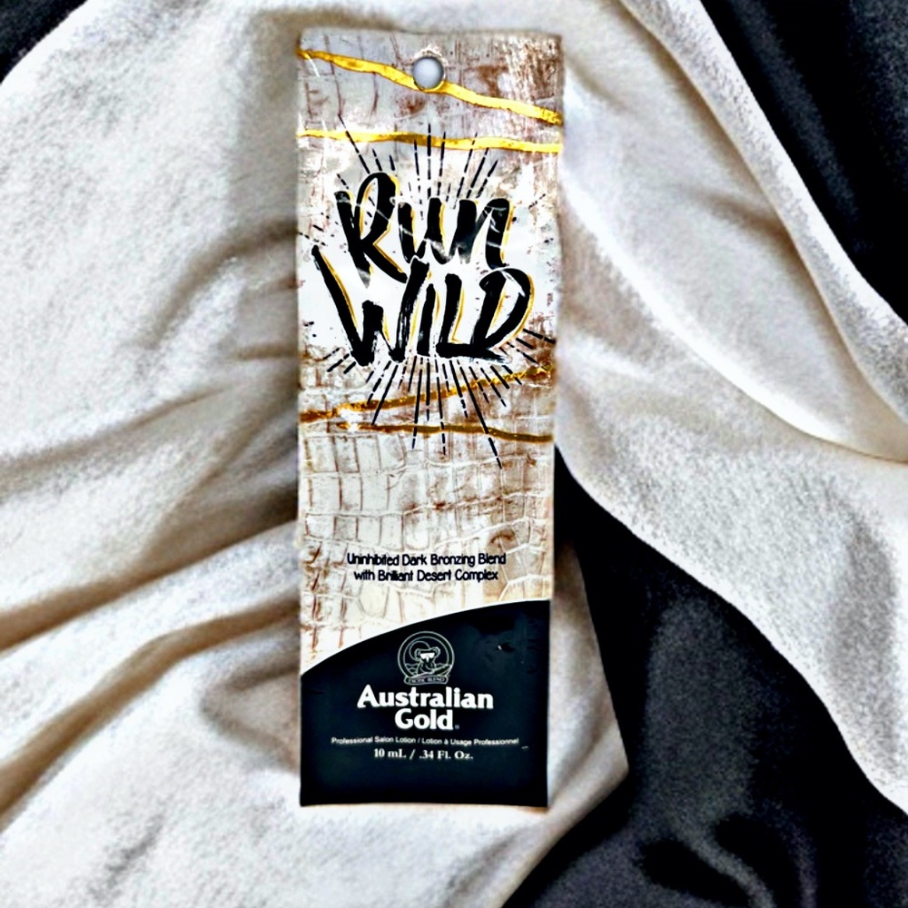 Australian Gold Run Wild Tanning Lotion - Sample. (Buy 1 get 1 Free)